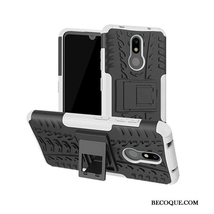 Kuori Nokia 3.2 Laukut Murtumaton Puhelimen Kuoret, Kotelo Nokia 3.2 Suojaus Vihreä