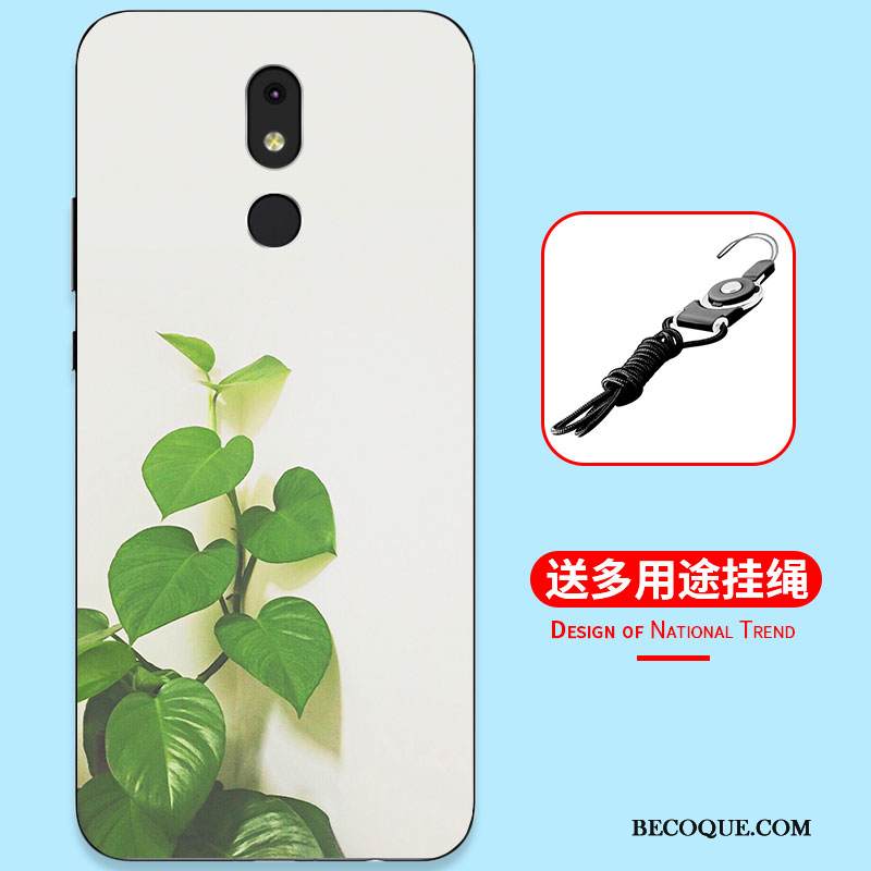 Kuori Nokia 3.2 Laukut Murtumaton Puhelimen Kuoret, Kotelo Nokia 3.2 Suojaus Yksinkertainen Sininen