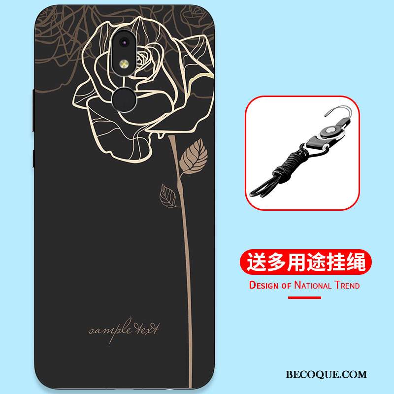 Kuori Nokia 3.2 Laukut Murtumaton Puhelimen Kuoret, Kotelo Nokia 3.2 Suojaus Yksinkertainen Sininen