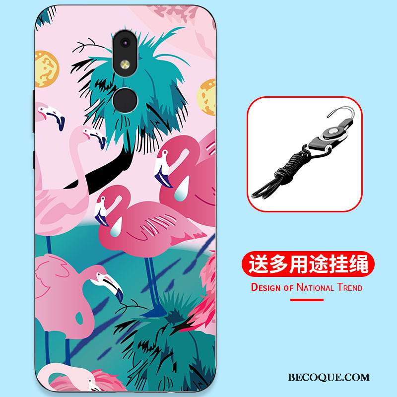 Kuori Nokia 3.2 Laukut Murtumaton Puhelimen Kuoret, Kotelo Nokia 3.2 Suojaus Yksinkertainen Sininen