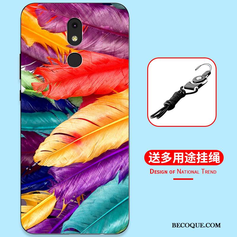 Kuori Nokia 3.2 Laukut Murtumaton Puhelimen Kuoret, Kotelo Nokia 3.2 Suojaus Yksinkertainen Sininen