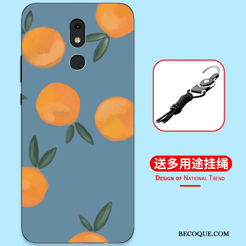 Kuori Nokia 3.2 Laukut Murtumaton Puhelimen Kuoret, Kotelo Nokia 3.2 Suojaus Yksinkertainen Sininen