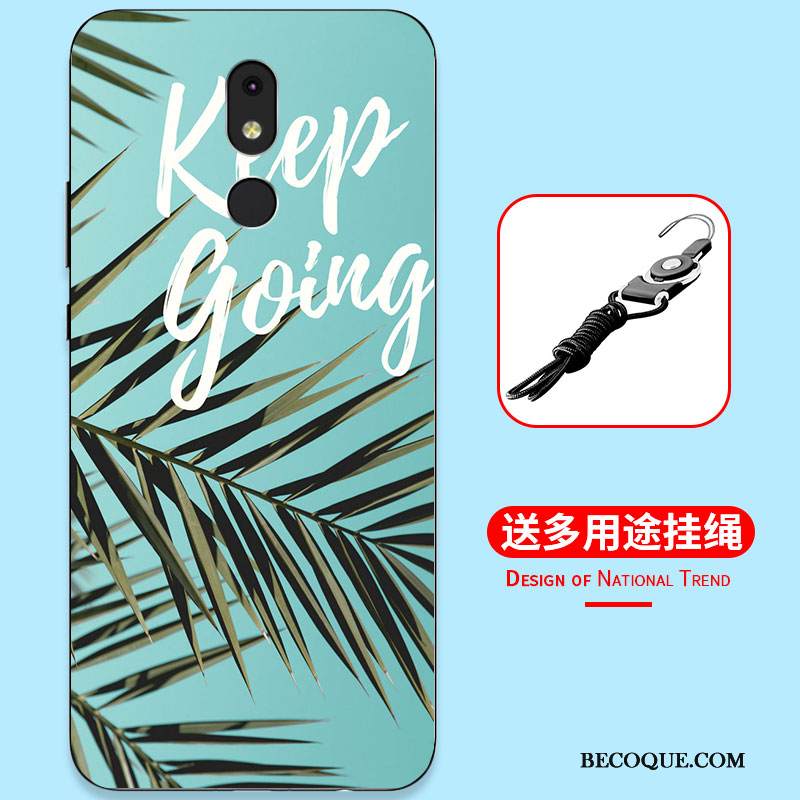 Kuori Nokia 3.2 Laukut Murtumaton Puhelimen Kuoret, Kotelo Nokia 3.2 Suojaus Yksinkertainen Sininen