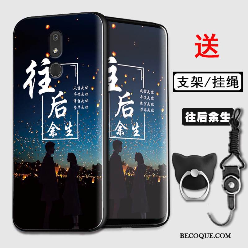 Kuori Nokia 3.2 Pehmeä Neste Vihreä Murtumaton, Kotelo Nokia 3.2 Suojaus Puhelimen Kuoret