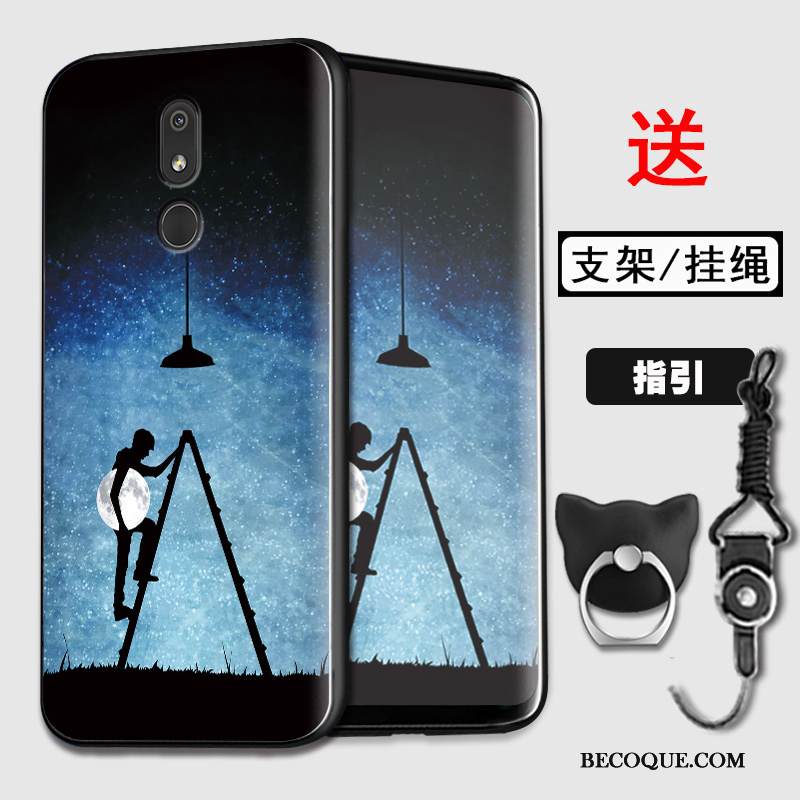 Kuori Nokia 3.2 Pehmeä Neste Vihreä Murtumaton, Kotelo Nokia 3.2 Suojaus Puhelimen Kuoret