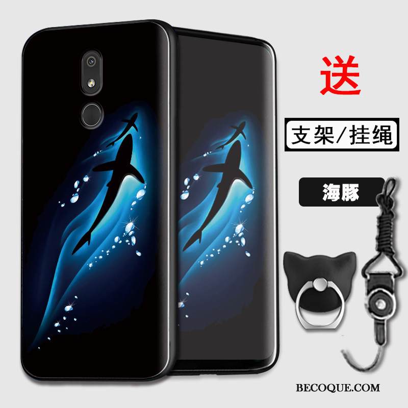 Kuori Nokia 3.2 Pehmeä Neste Vihreä Murtumaton, Kotelo Nokia 3.2 Suojaus Puhelimen Kuoret