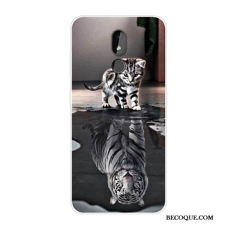 Kuori Nokia 3.2 Sarjakuva Puhelimen Kuoret Sininen, Kotelo Nokia 3.2 Luova Trendi Murtumaton