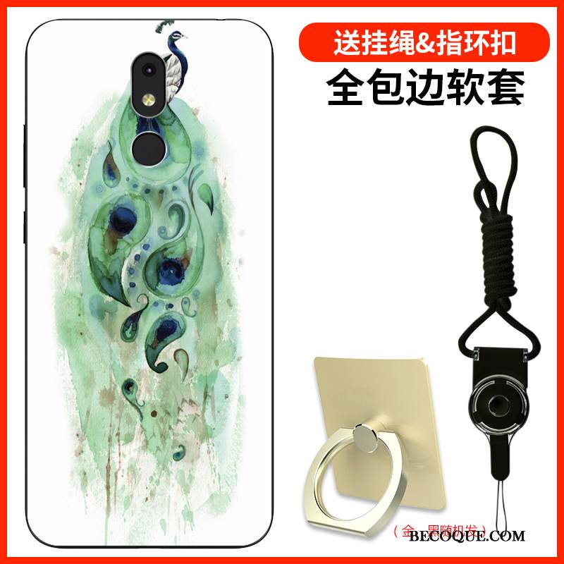 Kuori Nokia 3.2 Silikoni Vihreä Ihana, Kotelo Nokia 3.2 Laukut Murtumaton Persoonallisuus