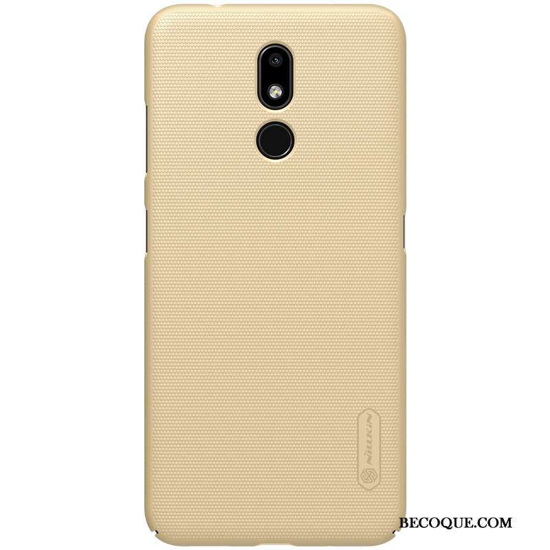 Kuori Nokia 3.2 Suojaus Pesty Suede Murtumaton, Kotelo Nokia 3.2 Kulta Kova