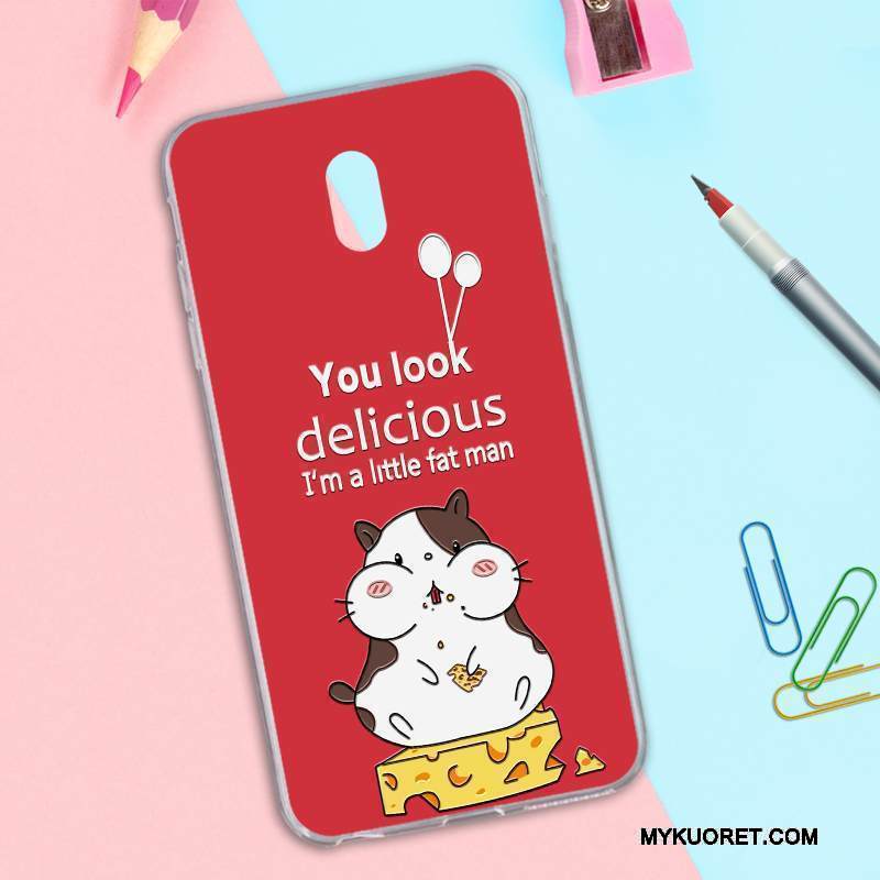 Kuori Nokia 3 Kohokuviointi Puhelimen Kuoret Punainen, Kotelo Nokia 3 Laukut Murtumaton