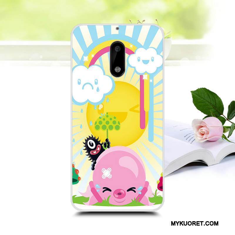 Kuori Nokia 3 Laukut Keltainen Puhelimen Kuoret, Kotelo Nokia 3 Pehmeä Neste Murtumaton