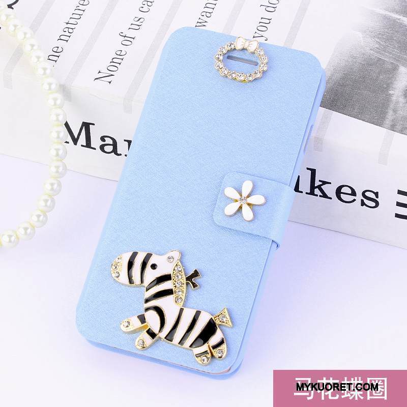 Kuori Nokia 3 Nahka Murtumaton Puhelimen Kuoret, Kotelo Nokia 3 Suojaus Sininen