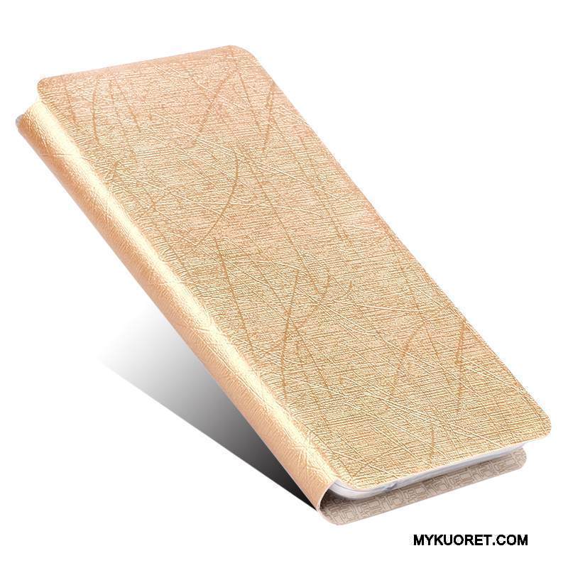 Kuori Nokia 3 Nahka Murtumaton Sininen, Kotelo Nokia 3 Tuki Puhelimen Kuoret