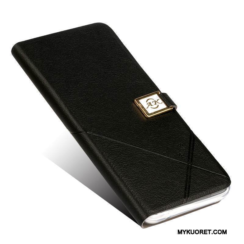 Kuori Nokia 3 Nahka Murtumaton Sininen, Kotelo Nokia 3 Tuki Puhelimen Kuoret