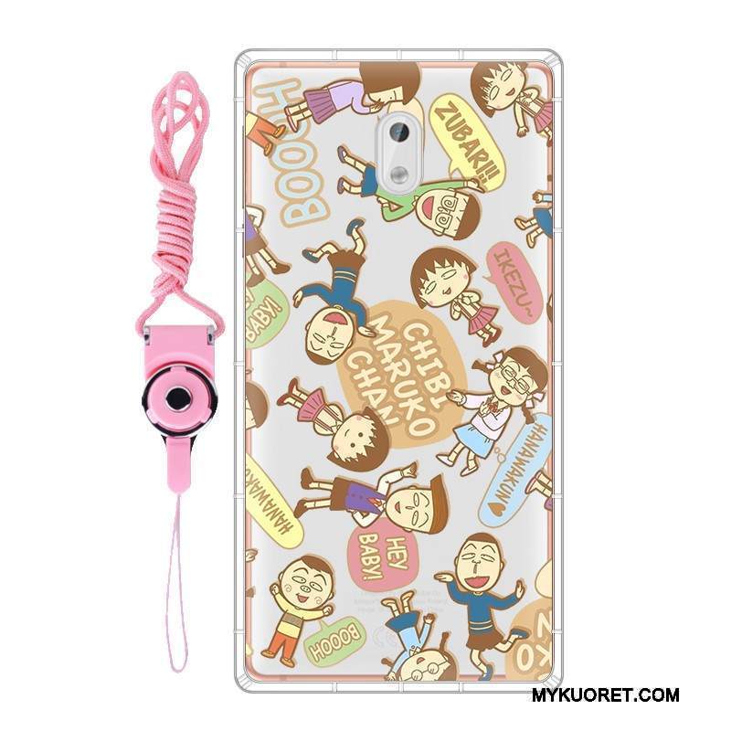 Kuori Nokia 3 Pehmeä Neste Ripustettavat Koristeet Puhelimen Kuoret, Kotelo Nokia 3 Suojaus Harmaa Muokata