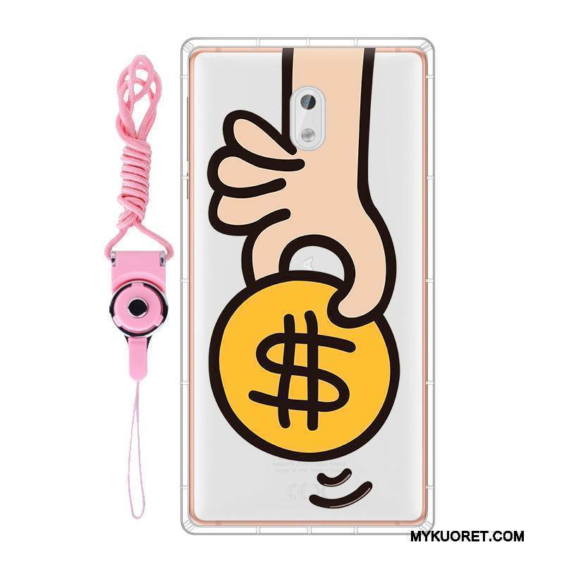 Kuori Nokia 3 Pehmeä Neste Ripustettavat Koristeet Puhelimen Kuoret, Kotelo Nokia 3 Suojaus Harmaa Muokata