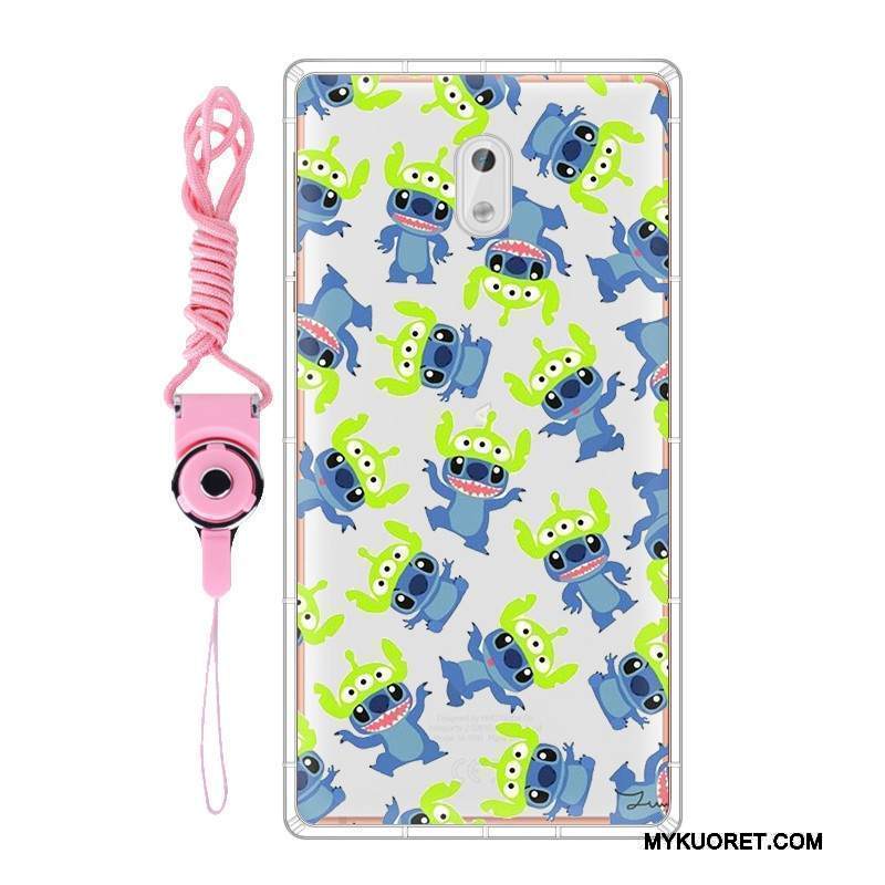 Kuori Nokia 3 Pehmeä Neste Ripustettavat Koristeet Puhelimen Kuoret, Kotelo Nokia 3 Suojaus Harmaa Muokata