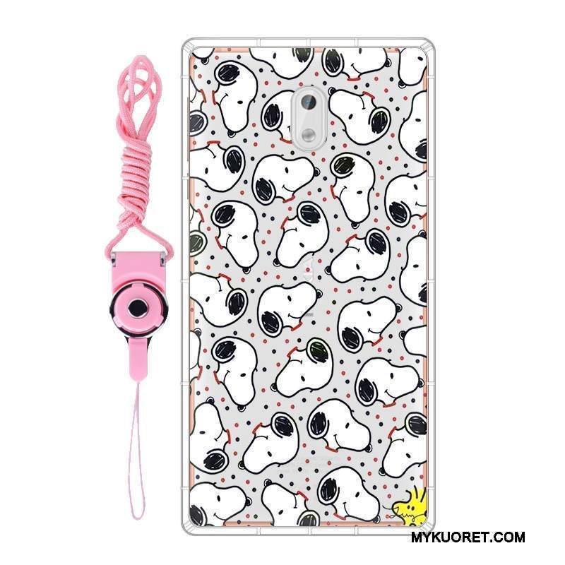 Kuori Nokia 3 Pehmeä Neste Ripustettavat Koristeet Puhelimen Kuoret, Kotelo Nokia 3 Suojaus Harmaa Muokata