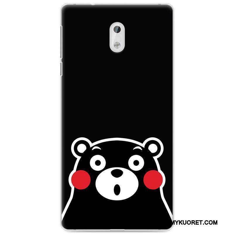 Kuori Nokia 3 Pehmeä Neste Taide Vaalean, Kotelo Nokia 3 Maalaus Keltainen Puhelimen Kuoret