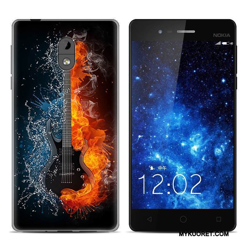 Kuori Nokia 3 Sarjakuva Puhelimen Kuoret Leopardi, Kotelo Nokia 3 Silikoni Läpinäkyvä Trendi