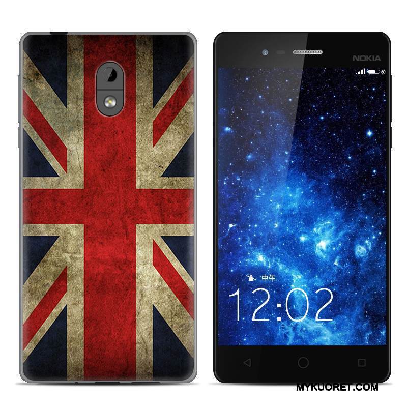 Kuori Nokia 3 Sarjakuva Puhelimen Kuoret Leopardi, Kotelo Nokia 3 Silikoni Läpinäkyvä Trendi