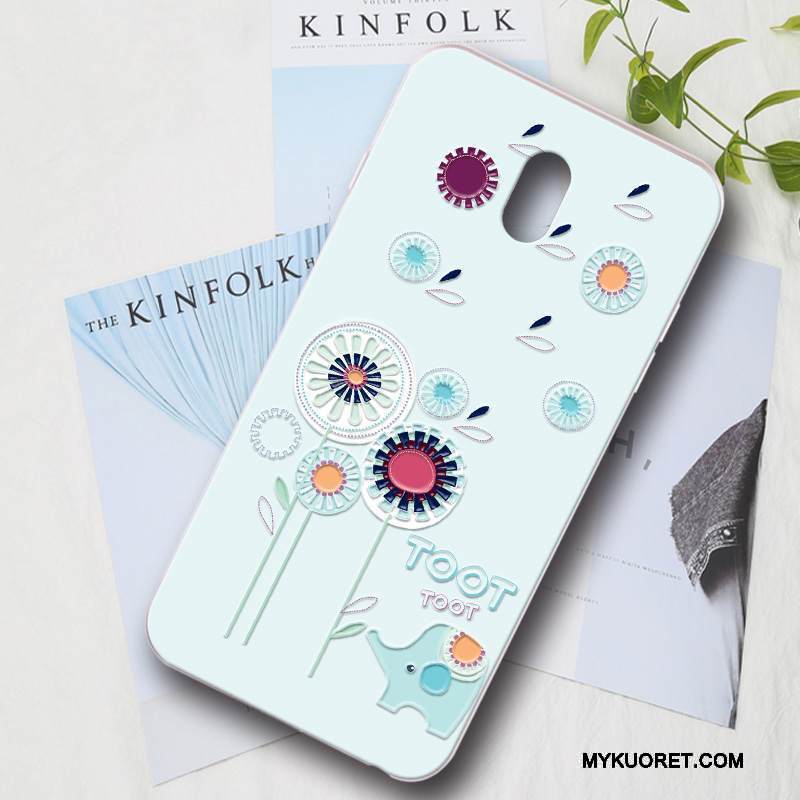 Kuori Nokia 3 Sarjakuva Puhelimen Kuoret Murtumaton, Kotelo Nokia 3 Laukut Trendi Vaaleansininen