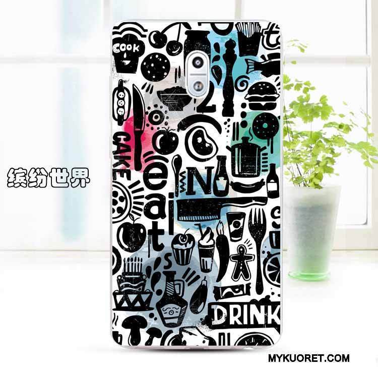 Kuori Nokia 3 Silikoni Valkoinen Muokata, Kotelo Nokia 3 Pehmeä Neste Trendi Puhelimen Kuoret