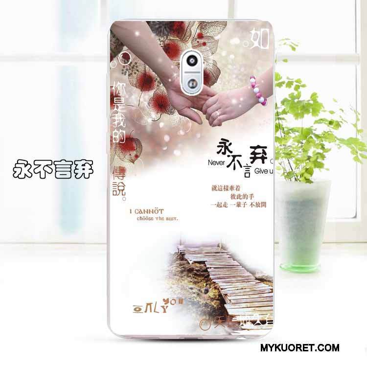 Kuori Nokia 3 Silikoni Valkoinen Muokata, Kotelo Nokia 3 Pehmeä Neste Trendi Puhelimen Kuoret