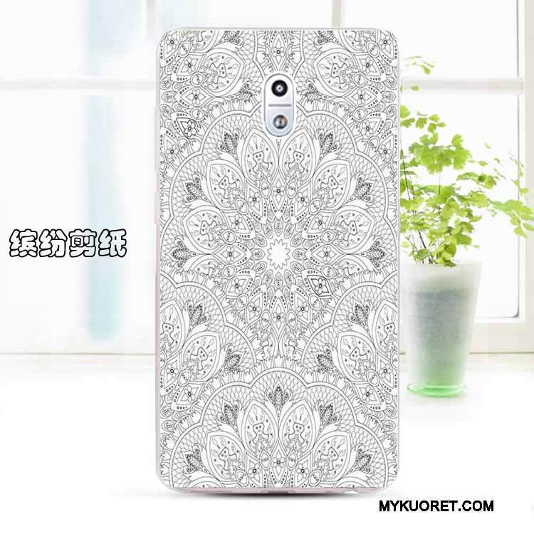 Kuori Nokia 3 Silikoni Valkoinen Muokata, Kotelo Nokia 3 Pehmeä Neste Trendi Puhelimen Kuoret