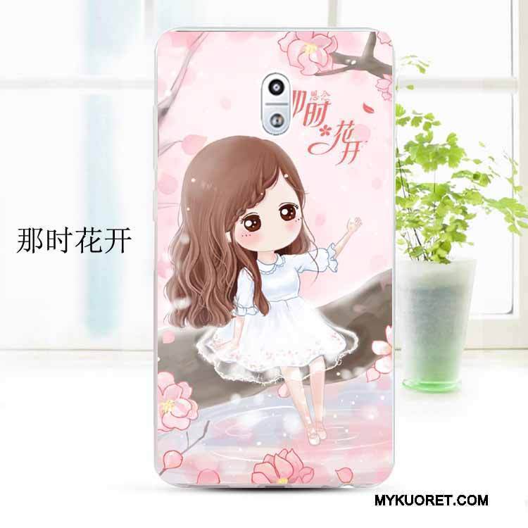 Kuori Nokia 3 Silikoni Valkoinen Muokata, Kotelo Nokia 3 Pehmeä Neste Trendi Puhelimen Kuoret