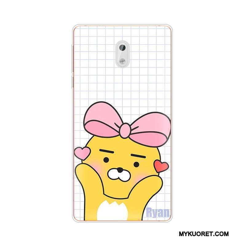 Kuori Nokia 3 Suojaus Ohut Ultra, Kotelo Nokia 3 Pehmeä Neste Murtumaton Keltainen