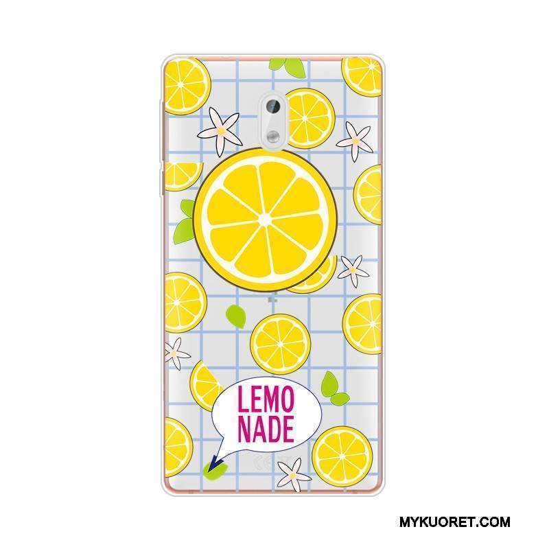 Kuori Nokia 3 Suojaus Ohut Ultra, Kotelo Nokia 3 Pehmeä Neste Murtumaton Keltainen