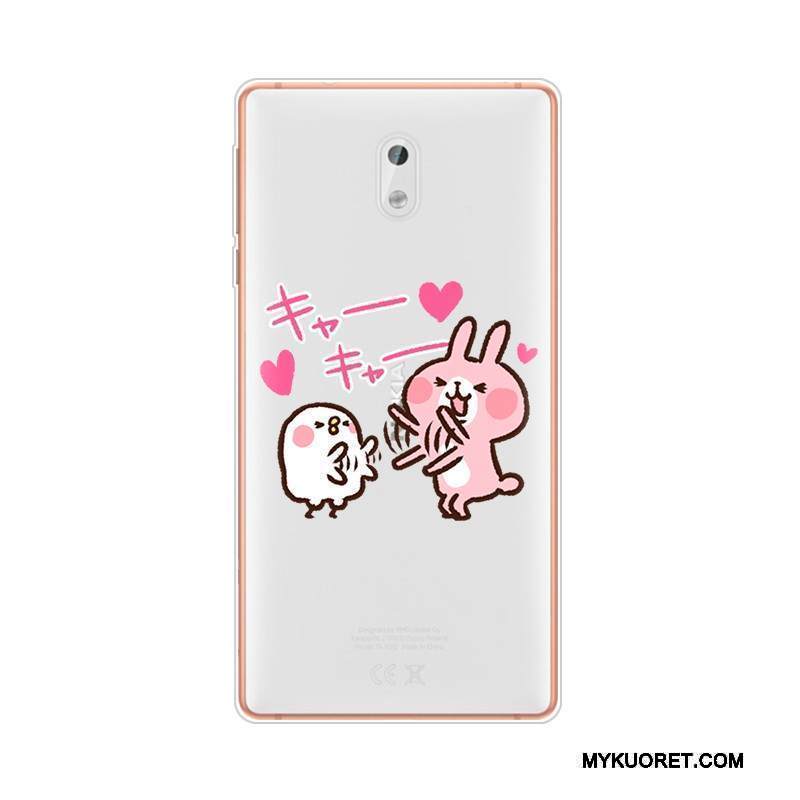 Kuori Nokia 3 Suojaus Ohut Ultra, Kotelo Nokia 3 Pehmeä Neste Murtumaton Keltainen