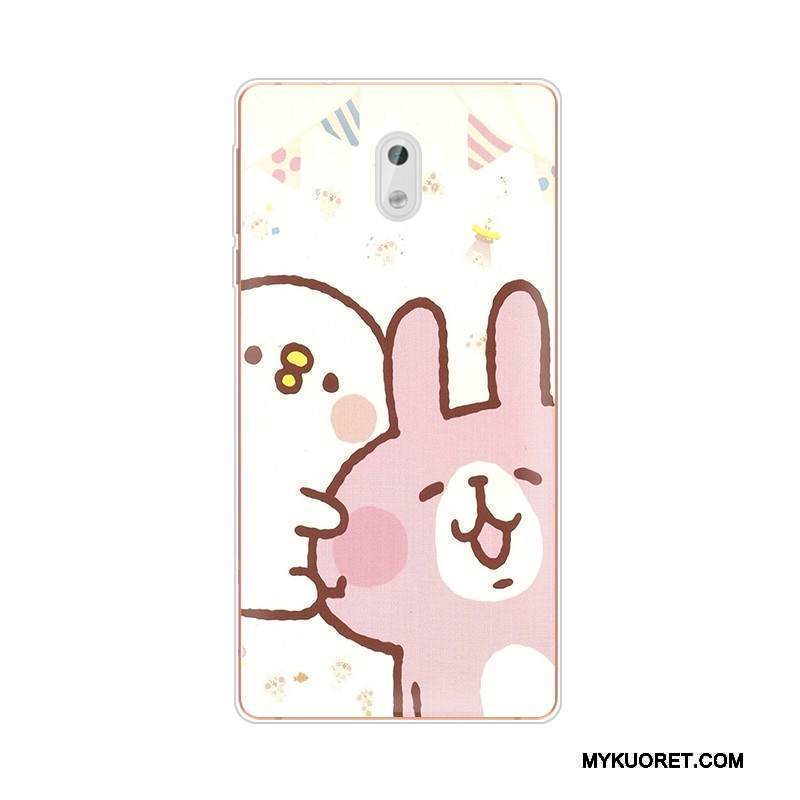 Kuori Nokia 3 Suojaus Ohut Ultra, Kotelo Nokia 3 Pehmeä Neste Murtumaton Keltainen