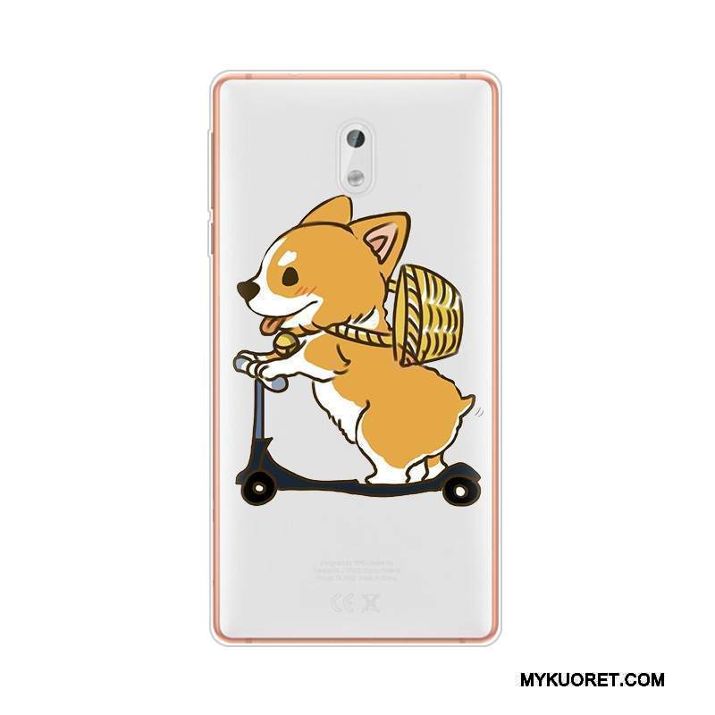 Kuori Nokia 3 Suojaus Ohut Ultra, Kotelo Nokia 3 Pehmeä Neste Murtumaton Keltainen