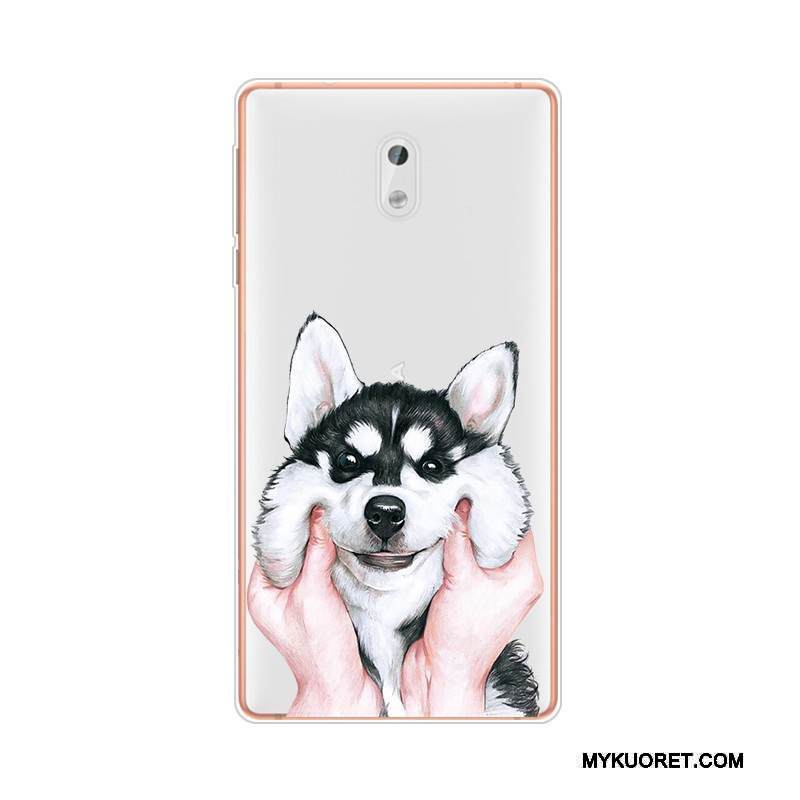 Kuori Nokia 3 Suojaus Ohut Ultra, Kotelo Nokia 3 Pehmeä Neste Murtumaton Keltainen