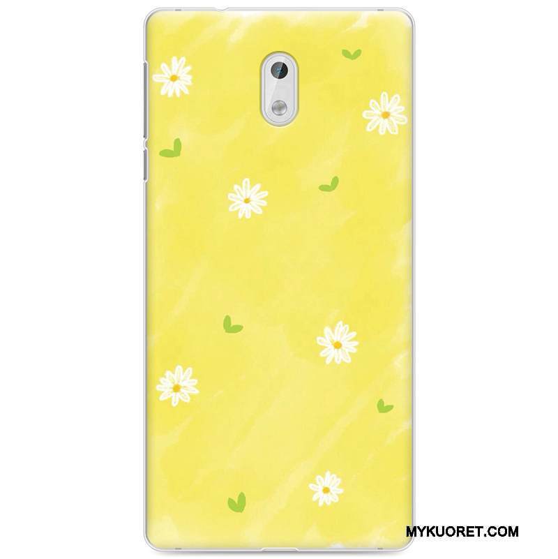 Kuori Nokia 3 Suojaus Valkoinen Puhelimen Kuoret, Kotelo Nokia 3 Pehmeä Neste Trendi