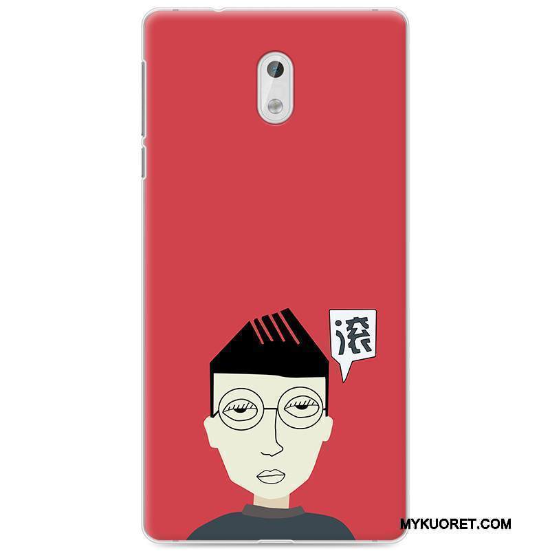 Kuori Nokia 3 Suojaus Valkoinen Puhelimen Kuoret, Kotelo Nokia 3 Pehmeä Neste Trendi