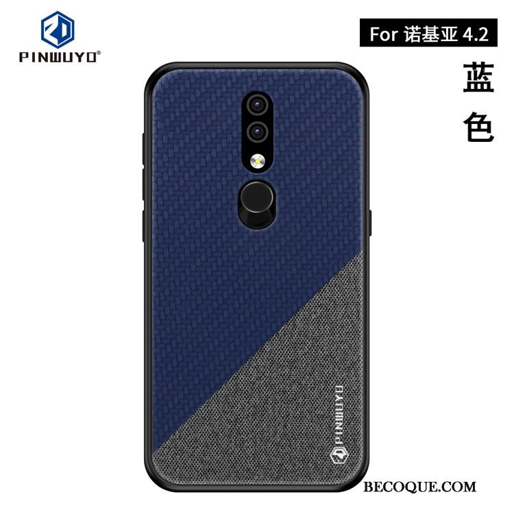 Kuori Nokia 4.2 Laukut Keltainen Ultra, Kotelo Nokia 4.2 Luova Pesty Suede Ohut