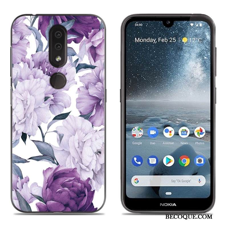 Kuori Nokia 4.2 Laukut Murtumaton Puhelimen Kuoret, Kotelo Nokia 4.2 Silikoni Sininen