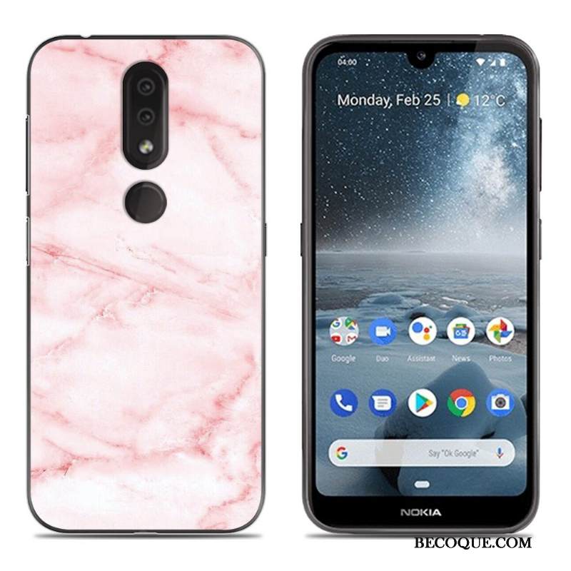 Kuori Nokia 4.2 Laukut Murtumaton Puhelimen Kuoret, Kotelo Nokia 4.2 Silikoni Sininen