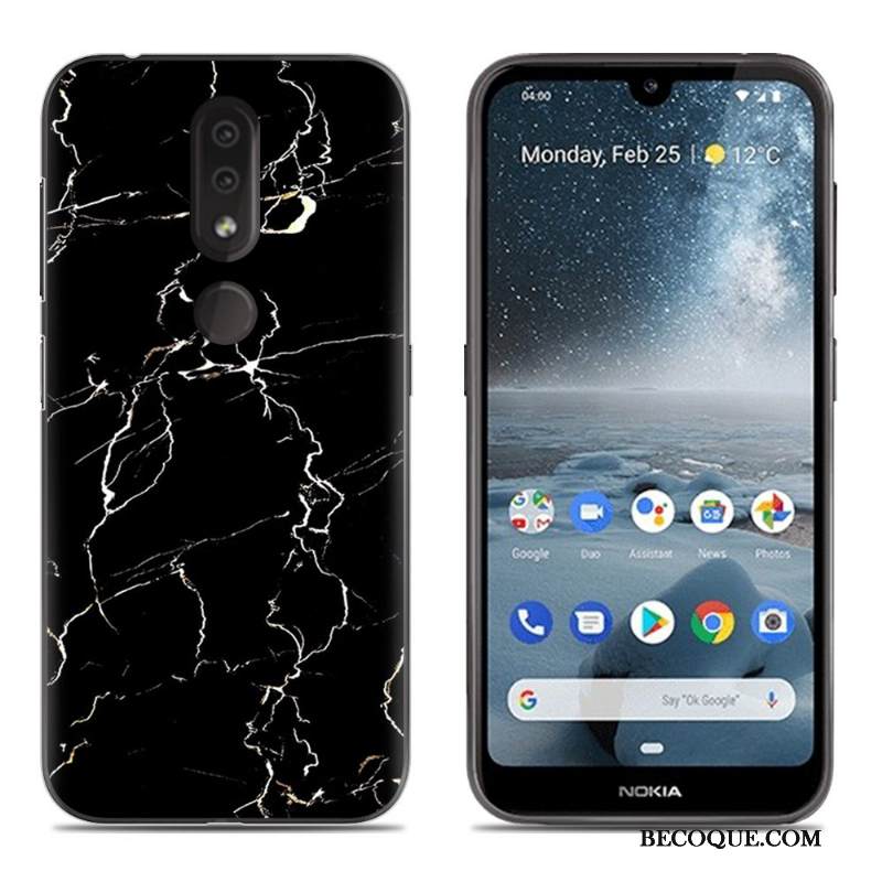 Kuori Nokia 4.2 Laukut Murtumaton Puhelimen Kuoret, Kotelo Nokia 4.2 Silikoni Sininen