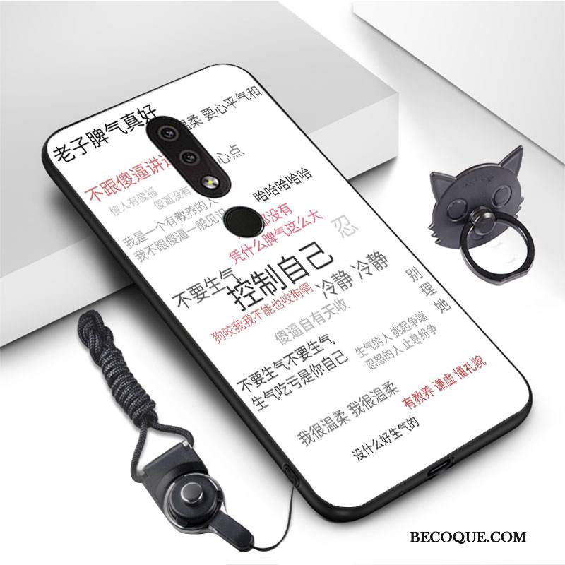 Kuori Nokia 4.2 Laukut Murtumaton Valkoinen, Kotelo Nokia 4.2 Suojaus Vaalean Persoonallisuus