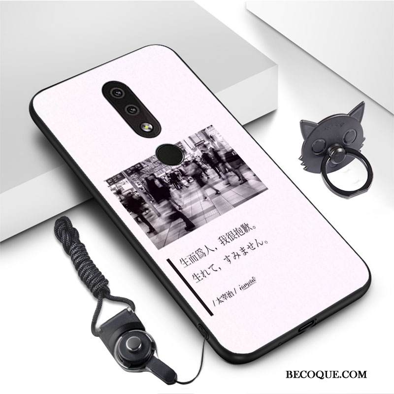 Kuori Nokia 4.2 Laukut Murtumaton Valkoinen, Kotelo Nokia 4.2 Suojaus Vaalean Persoonallisuus