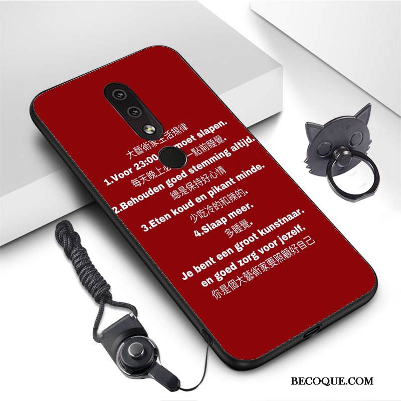 Kuori Nokia 4.2 Laukut Murtumaton Valkoinen, Kotelo Nokia 4.2 Suojaus Vaalean Persoonallisuus