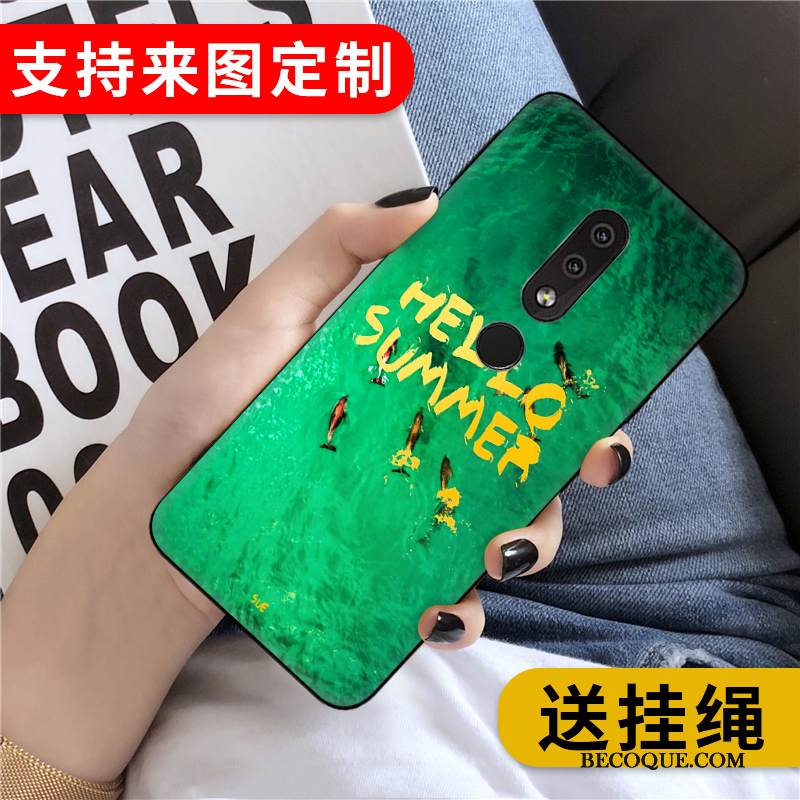 Kuori Nokia 4.2 Laukut Vihreä Puhelimen Kuoret, Kotelo Nokia 4.2 Suojaus Tide-brändi Malli