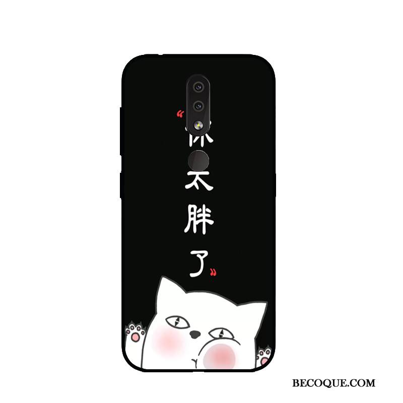 Kuori Nokia 4.2 Pehmeä Neste Sininen Puhelimen Kuoret, Kotelo Nokia 4.2 Sarjakuva Murtumaton Pesty Suede