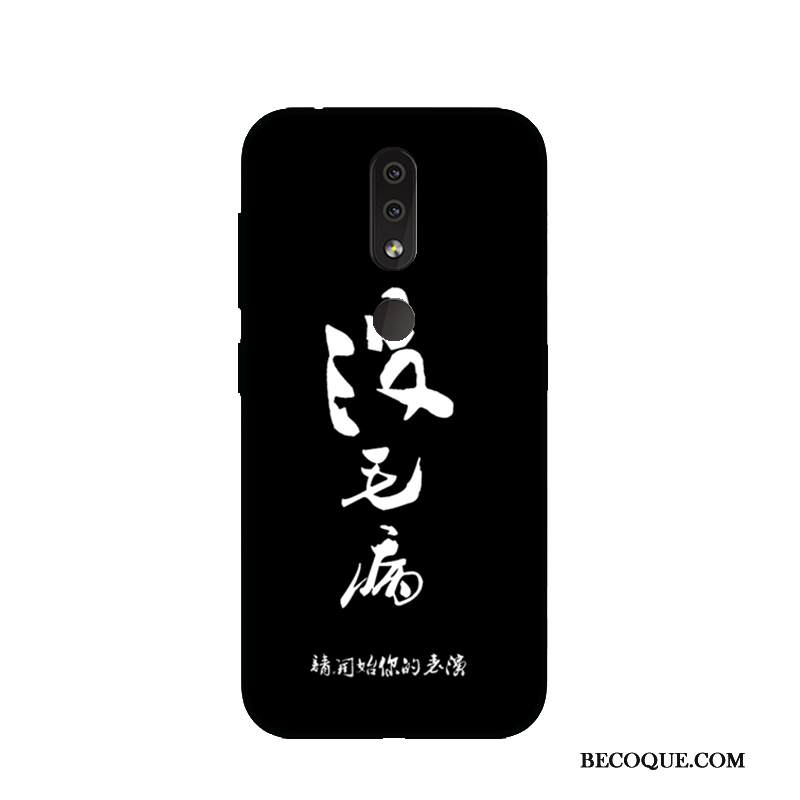 Kuori Nokia 4.2 Pehmeä Neste Sininen Puhelimen Kuoret, Kotelo Nokia 4.2 Sarjakuva Murtumaton Pesty Suede