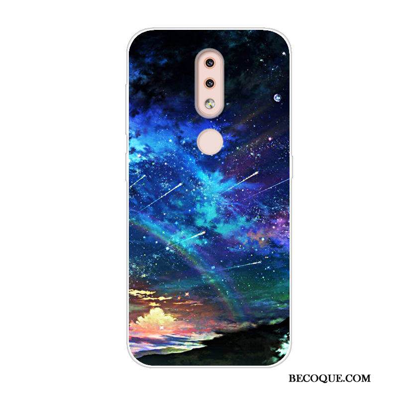 Kuori Nokia 4.2 Sarjakuva Murtumaton Harmaa, Kotelo Nokia 4.2 Suojaus Trendi Puhelimen Kuoret