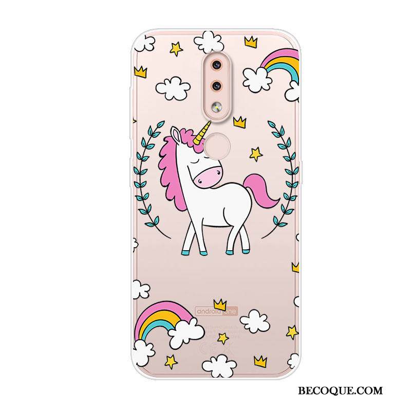 Kuori Nokia 4.2 Sarjakuva Murtumaton Harmaa, Kotelo Nokia 4.2 Suojaus Trendi Puhelimen Kuoret